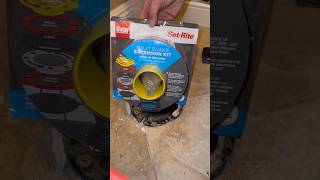 installing an Oatey SetRite flange extension kit plumber plumbing [upl. by Hebel]