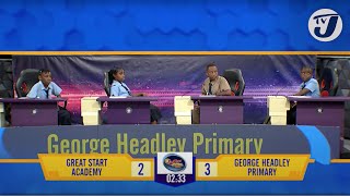 Great Start Academy vs George Headley Primary  TVJ Jnr Schools Challenge Quiz 2024 [upl. by Ludeman]