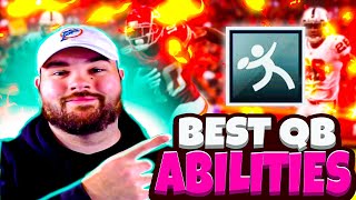 THE BEST ABILITIES YOU CAN PUT ON YOUR QB IN MADDEN 22 ULTIMATE TEAM BEST ABILITIES MADDEN 22 [upl. by Enale]