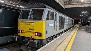 Trains at Exeter St Davids including 60029 [upl. by Joselyn]