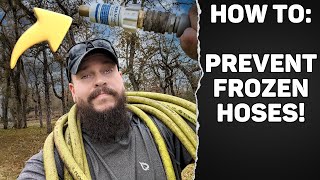 Our Tricks To Keep Water HosesPipesTroughs From Freezing [upl. by Colas530]