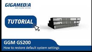 GGM GS200 How to restore default system Settings Factory Default [upl. by Aset]