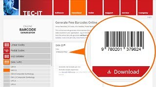 How to Create a Barcode for Free  Online Barcode Generator [upl. by Ebsen]