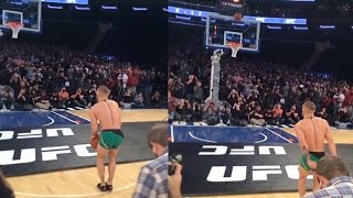 Conor McGregor Does His Best Steph Curry Impression [upl. by Nauqas]