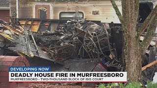 1 dead 2 injured in Murfreesboro house fire [upl. by Rhea]