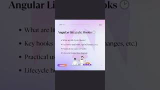 Day  11 Angular Life Cycle Hooks shorts angular lifecyclehooks coding learnangular telugu [upl. by Im866]