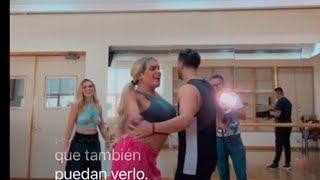 Wendy Y Nicola Porcela ensayos para Las Estrellas bailan en Hoy [upl. by Diarmid]