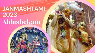 Janmashtami 2023 Maha Abhishek  ISKCON Chowpatty [upl. by Ailev]