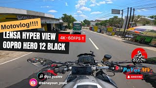 Terbaru Lensa Hyper View GoPro Hero 12 Black ‼️ 4K60FPS  ND Filtermt25 gopro [upl. by Sarita]