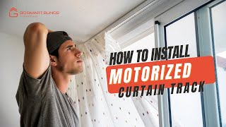 How to Install Motorized Curtain Track [upl. by Yeliak]