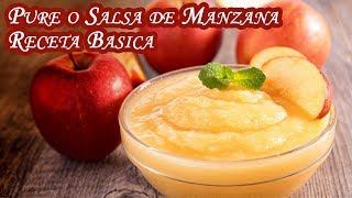 Pure o Salsa de Manzana Receta Basica Facil y Economica [upl. by Giorgi238]