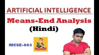 MeanEnd Analysis  Artificial IntelligenceHindi  MCSE003 [upl. by Vasya223]