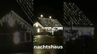 Weihnachtshaus im Lichterglanz Lichteshaus Leuchthaus [upl. by Yendor]