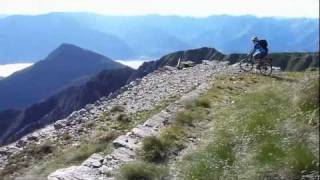 MONTE LEGNONE m2610 MTB Alto Lago di Como [upl. by Salohcim]