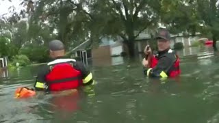 Bodycam video shows flood rescues in DeLand [upl. by Annwahsal625]