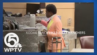 Kodak Black asks judge for Jolly Rancher eats it in court [upl. by Rafaelia]