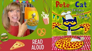 Pete the Cat and the Perfect Party Pizza 🍕🚌🎈Read Aloud [upl. by Biddie]