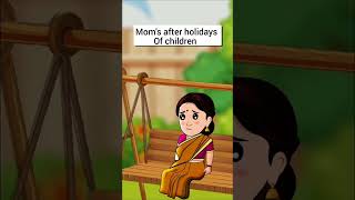 Moms after holidays animationcorporatelife children [upl. by Karlene833]