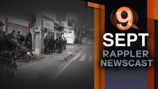 Rappler Newscast MNLF Zamboanga attacks EnrileGate [upl. by Anas]