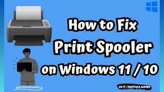 How to Fix Print Spooler on Windows 11  10 [upl. by Winwaloe]