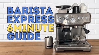 Beginners Guide on How To Use the Breville Barista Express Espresso Machine [upl. by Ainig]