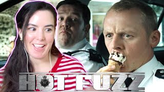 HOT FUZZ 2007 MOVIE REACTION FIRST TIME WATCHING [upl. by Lletnom]