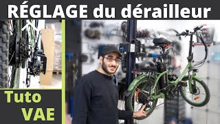 🚲 Tutoriel  RÉGLER le DÉRAILLEUR de votre VÉLO ÉLECTRIQUE VÉLOBECANE [upl. by Zeke]