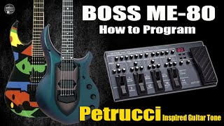 BOSS ME 80 PetrucciBased Distortion FREE Settings [upl. by Enyalaj]