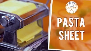 How to Make Prawn Ravioli Part 1  Pasta Sheet  Hopping Chef [upl. by Abate]