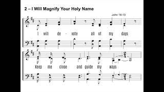 I Will Magnify Your Holy Name  Lyrics Hibbard Mays amp Fisher Music Shane Fisher amp Paul Mays [upl. by Ponzo724]