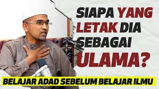 Prof Dr Rozaimi  Siapa Yang Letak Dia Sebagai Ulama Belajar Adab Sebelum Belajar Ilmu [upl. by Idas856]