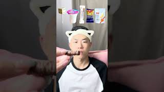 🤍🍥⚪🎧ASMR Whitethemed Mukbang  Perfect for Sleepimmersive asmr asmrsounds [upl. by Frierson548]