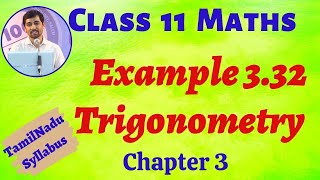 TN Class 11 Maths  Example 332 Trigonometry Chapter 3  TN New Syllabus  AlexMaths [upl. by Solotsopa726]