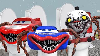 Lightning Mcqueen Eater Spider Cars Skibidi Toilet Song Cover №1 [upl. by Aliahs]