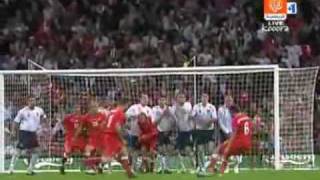 Marek Jankulovski Goal vs England [upl. by Ranit407]