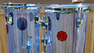 UNBOXING DRUM OCTOBANS SEAMLESS ACRYLIC RL DRUM CO jfkdrum 🔥🔥🥁 [upl. by Orlantha268]