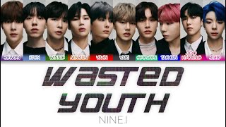 NINEi 나인아이  Wasted Youth Color Coded Lyrics hanromeng [upl. by Paola]