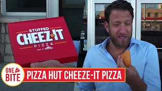 Dave Portnoy Reviews The Pizza Hut CheezIt Pizza [upl. by Suivart]