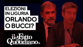 Elezioni in Liguria i dati dello spoglio Orlando o Bucci [upl. by Agueda]