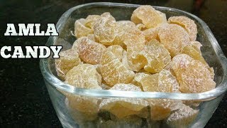 Amla Candy RecipeSweet Amla CandyDried Amla CandyIndian Gooseberry candySugar Amla CandyHindi [upl. by Yruy518]