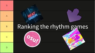 Rhythm Game Tierlist [upl. by Basile]