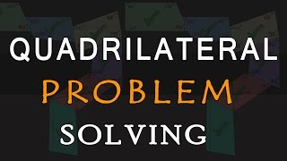 Quadrilaterals  Problem Solving  Math  LetsTute [upl. by Emelia]