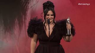 Mikayla Nogueira Wins Beauty  2023 Streamy Awards [upl. by Urita]