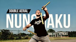 Nunchaku Freestyle Double Throw [upl. by Dekeles]