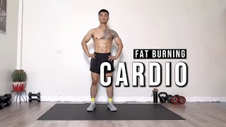 25 Minutes FAT BURNING CARDIO Workout  No Equipment No Repeat [upl. by Odlawso]