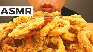 ASMR DEEP FRIED CALAMARI SQUID RINGS MUKBANG EATING SOUNDS NO TALKING  ASMR JonOnTable [upl. by Bremer]