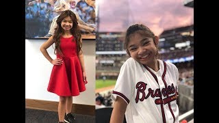 ANGELICA HALE NEW 10818 HD NATIONAL ANTHEM BRAVES VS DODGERS MLB PLAYOFFS FULL VERSION [upl. by Yonina]