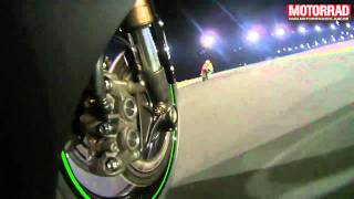 Testfahrt Kawasaki ZX10R DohaQatar [upl. by Asaret]