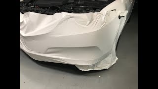 DIYTIMELAPSE Vinyl Wrap Front Bumper [upl. by Olrak]