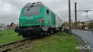 Desserte ferroviaire DSP à Chauny02 avec deux belles surprises [upl. by Ahsaekal82]